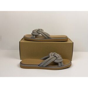 Rothy's The Summer Sandals Women's Size 8.5 Silver 191-005